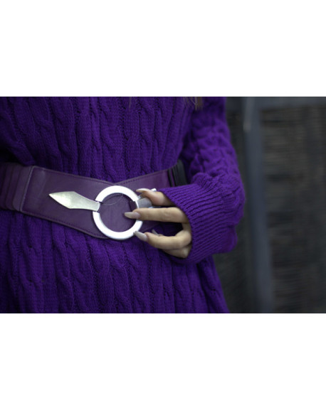 Ceinture élastique violet